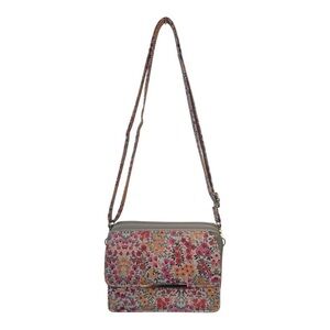Mundi Floral Late Autumn Bloom Crossbody & Hip Hugger Bag With Safekeeper